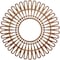Ekena Millwork Cornelius Wood Fretwork Pierced Ceiling Medallion, Walnut, 30"OD x 11 1/8"ID x 3/8"T CMWP30X0375CRWA - alternate 1